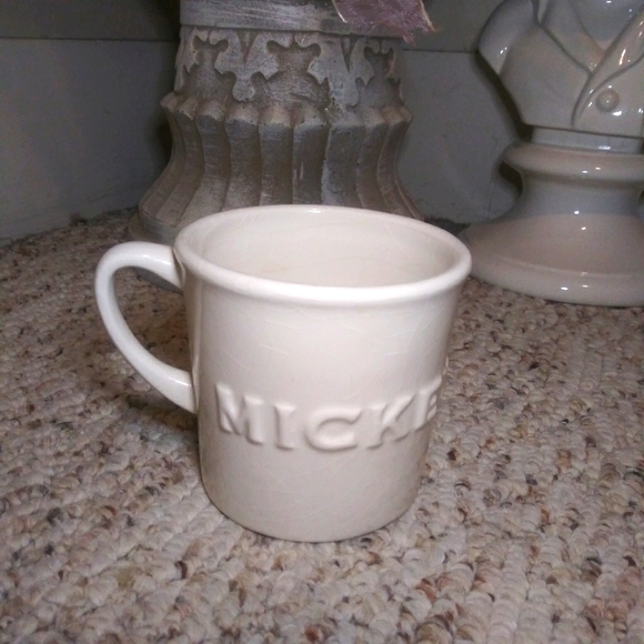 3/$18 M. Mouse Dinnerware Collection By Disney Ivory Mickey Mouse Coffee Mug - Picture 8 of 8